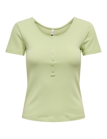 ONLY Simple Button Top, Winter Pear product photo