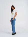 ONLY Athena Portifino Print Tee, Cloud Dancer product photo View 05 S