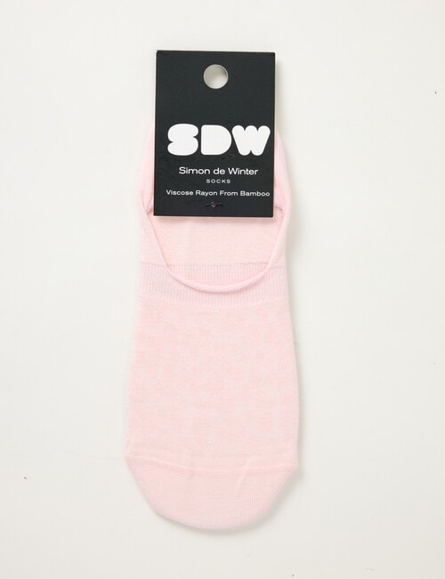 Simon De Winter Leopard Liner Socks, Pale Primrose product photo View 02 L