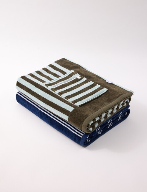 Verano Resort Zip Pocket Beach Towel product photo View 02 L