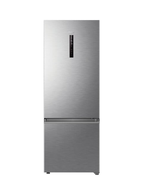 Haier 334L 500 Series Bottom Mount Fridge Freezer, Satina, HRF346BS product photo