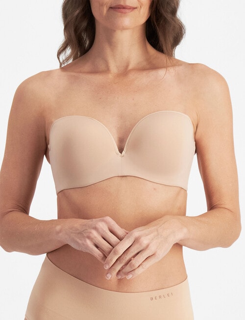 Berlei Barely There Lightly Lined Strapless Bra, Nude 2, B-E product photo
