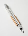 SouthWest BBQ Tongs Acacia Handle, 46cm product photo