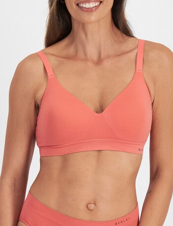 Berlei Understate Wirefree Bra, Dusty Red, S-3XL product photo