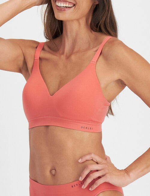 Berlei Understate Wirefree Bra, Dusty Red, S-3XL product photo View 02 L