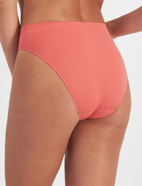 Berlei Understate Hi Cut Brief, Dusty Red product photo View 03 L