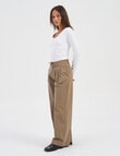 ONLY Liana String Tie Wide Pant, Elm product photo View 03 S