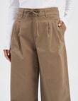 ONLY Liana String Tie Wide Pant, Elm product photo View 04 S