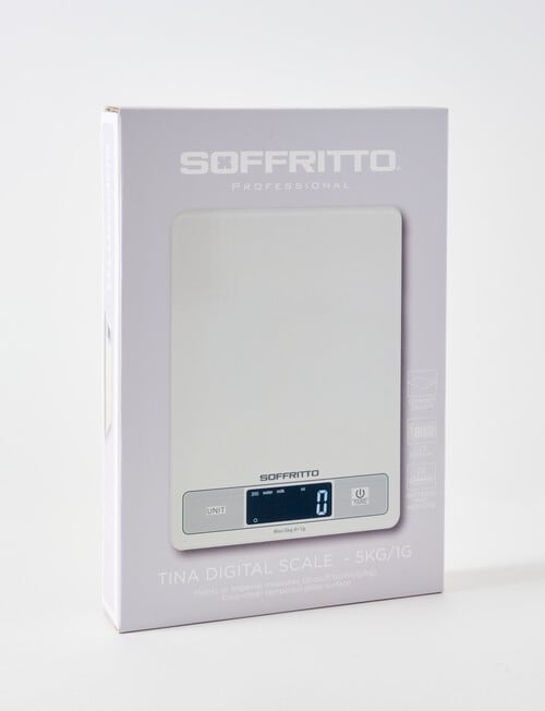 Soffritto Tina IV Digital Scale, White product photo View 02 L
