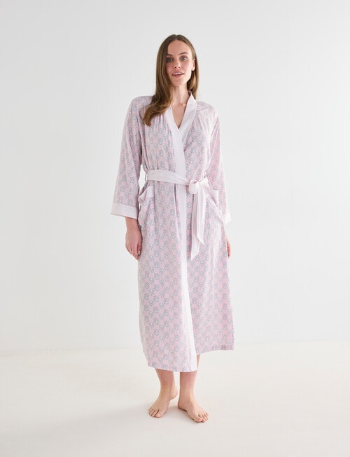 Whistle Sleep Robe, Pink Print, 8-22 product photo
