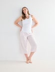 Whistle Sleep Shelf Bra Tank Top, White product photo View 03 S