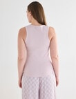 Whistle Sleep Shelf Bra Tank Top, Pink product photo View 02 S