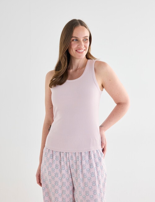 Whistle Sleep Shelf Bra Tank Top, Pink product photo View 04 L