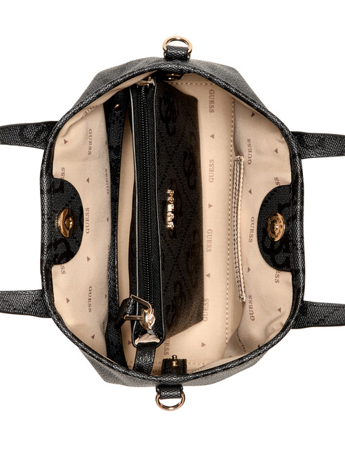 Guess Latona II Mini Tote Bag, Coal Logo product photo View 04 L
