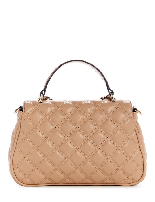 Guess Giully II Top Handle Flap Bag, Beige product photo View 02 L