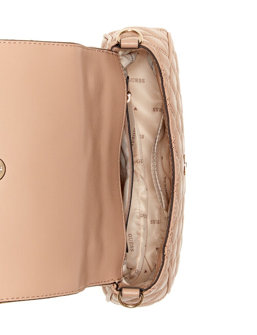 Guess Giully II Top Handle Flap Bag, Beige product photo View 03 L