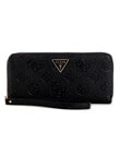 Guess Cresidia II Large Zip Around Wallet, Black Logo product photo