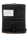Guess Laurel II Double Zip Organizer Wallet, Coal Logo product photo View 03 S