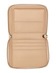 Guess Silia Small Zip Around Wallet, Biscotti Logo product photo View 03 S