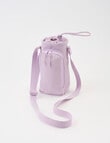 Zest Waterbottle Crossbody Bag, Dusty Lilac product photo View 03 S