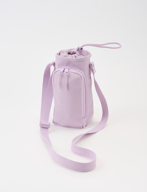 Zest Waterbottle Crossbody Bag, Dusty Lilac product photo View 03 L