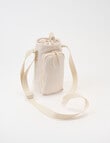 Zest Waterbottle Crossbody Bag, Ecru product photo
