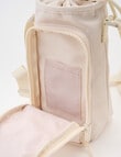 Zest Waterbottle Crossbody Bag, Ecru product photo View 06 S