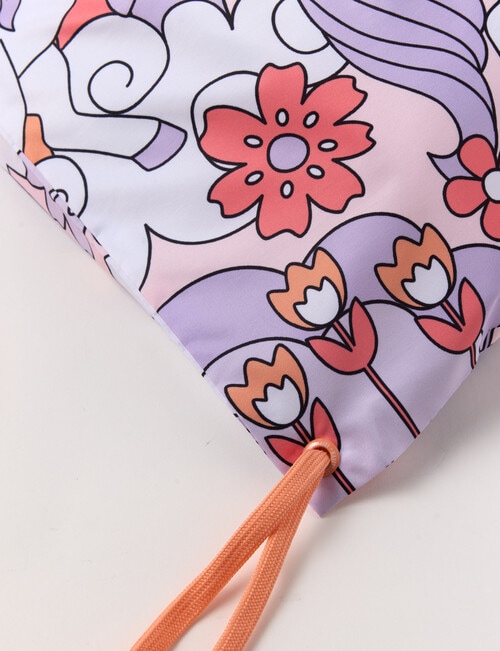 Wavetribe Unicorn Swim Bag, Peach product photo View 02 L