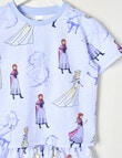 Licensed Frozen Journey Knit Short PJ Set, Lilac, 2-8 product photo View 02 S