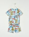 Licensed Transformers Character Knit Short PJ Set, Blue, 2-8 product photo