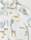 Teeny Weeny Safari Short Sleeve Shirt, White product photo View 02 S