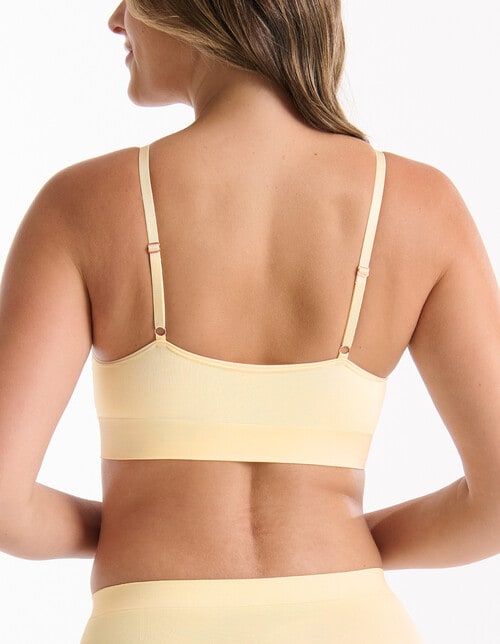 Ambra Bondi Bare Long Line Padded Bra, Meringue product photo View 03 L