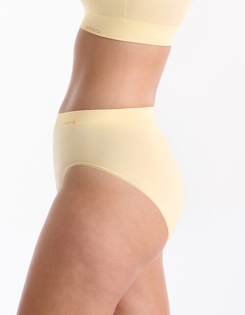 Ambra Bondi Bare Hi Cut Brief, Meringue product photo View 02 L