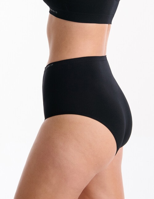 Ambra Purebasics Full Brief, 2-Pack, Black product photo View 03 L