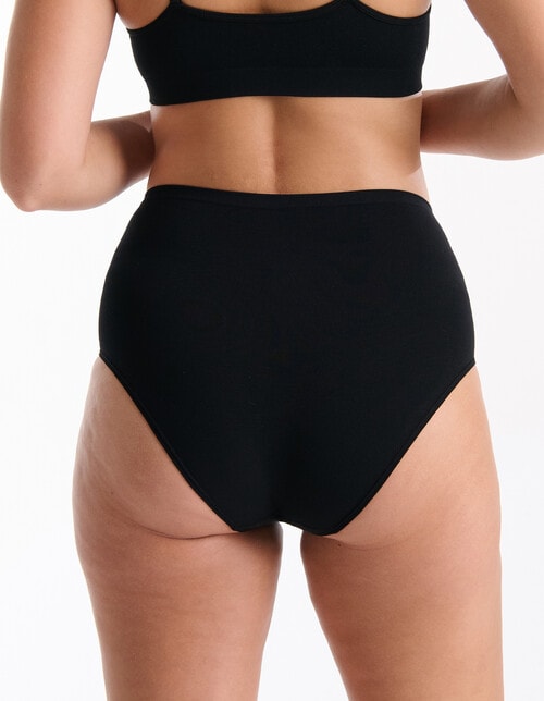 Ambra Purebasics Full Brief, 2-Pack, Black product photo View 04 L