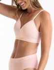 Ambra Bondi Bare Long Line Padded Bra, Shell product photo View 02 S
