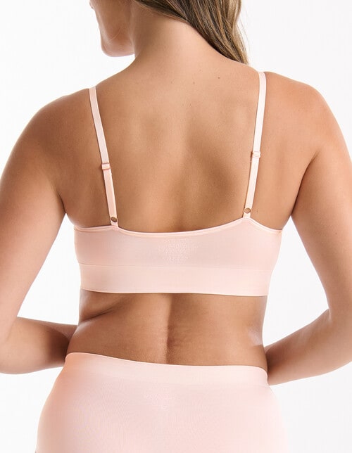 Ambra Bondi Bare Long Line Padded Bra, Shell product photo View 03 L