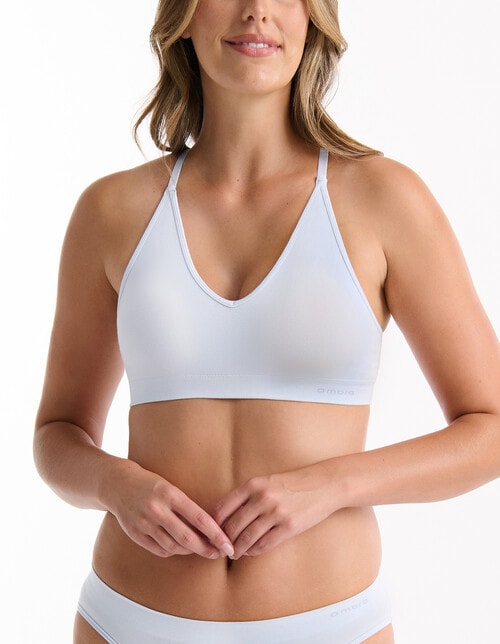 Ambra Purebasics Triangle Bralette, Aura Blue product photo