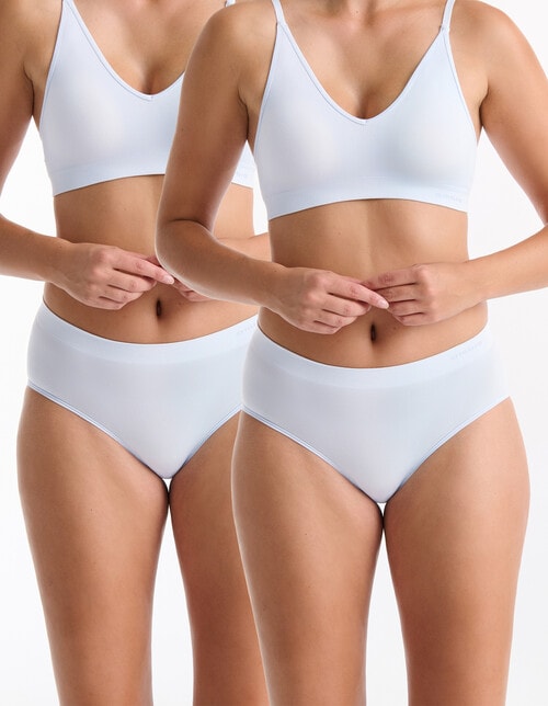 Ambra Purebasics Midi Brief, 2-Pack, Aura Blue product photo