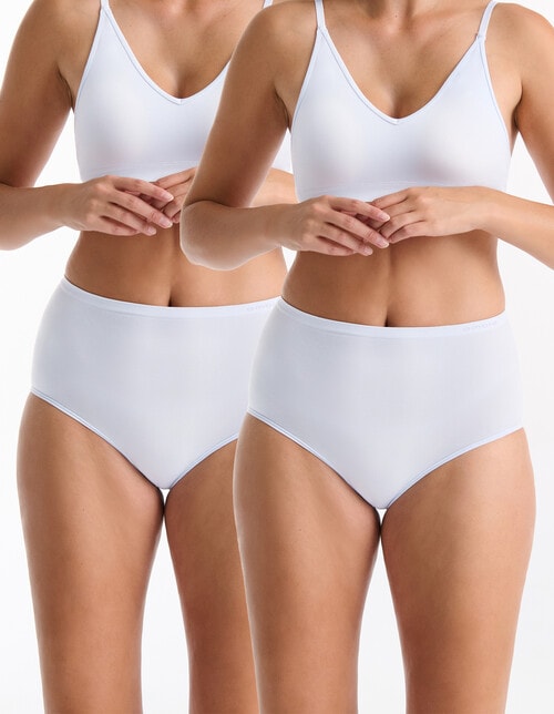 Ambra Purebasics Full Brief, 2-Pack, Aura Blue product photo