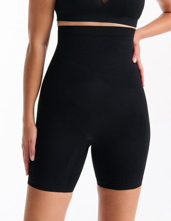 Ambra K Curves Hi-Waisted Short, Black product photo