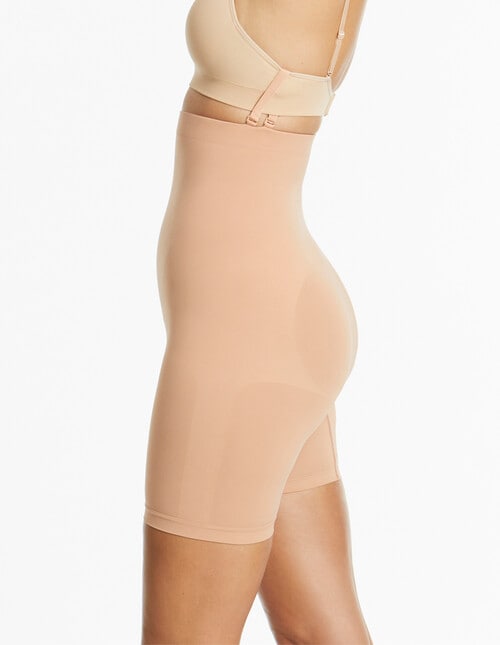 Ambra K Curves Hi-Waisted Short, Toffee product photo View 02 L