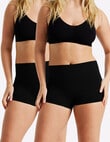 Ambra Seamless Smoothies Short, 2-Pack, Black product photo