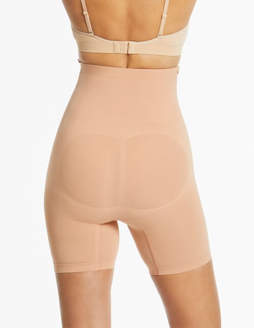 Ambra K Curves Hi-Waisted Short, Toffee product photo View 03 L