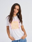 ONLY Henny Sunbeam Cotton Tee, White product photo