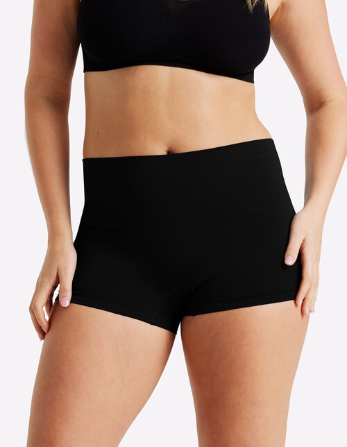 Ambra Seamless Smoothies Short, 2-Pack, Black product photo View 02 L