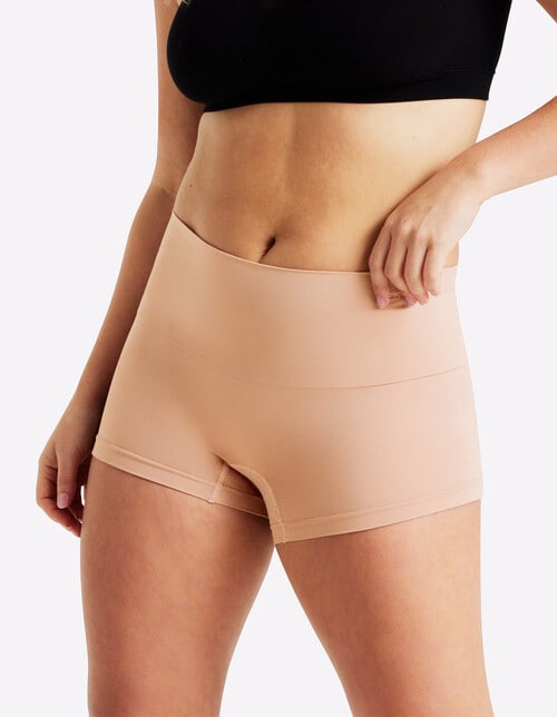 Ambra Seamless Smoothies Short, 2-Pack, Rose Beige product photo View 02 L