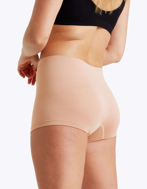 Ambra Seamless Smoothies Short, 2-Pack, Rose Beige product photo View 03 L