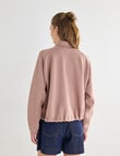 Mineral Liberty Balloon Knit Jacket, Stone product photo View 02 S