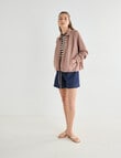 Mineral Liberty Balloon Knit Jacket, Stone product photo View 03 S